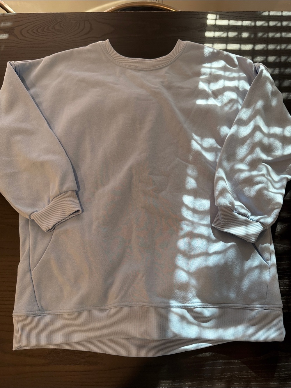 Women’s Light Blue Crewneck Sweatshirt